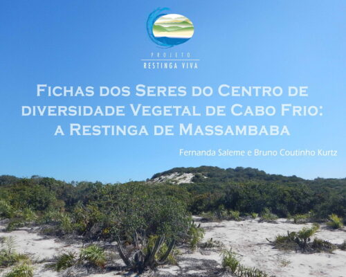 Guia de espécies da restinga